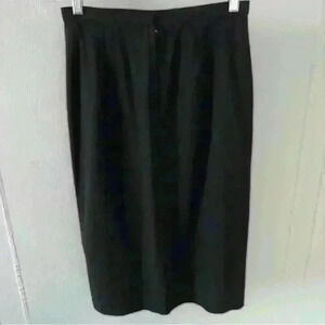 katayone adeli black skirt with slipped the side size 4
